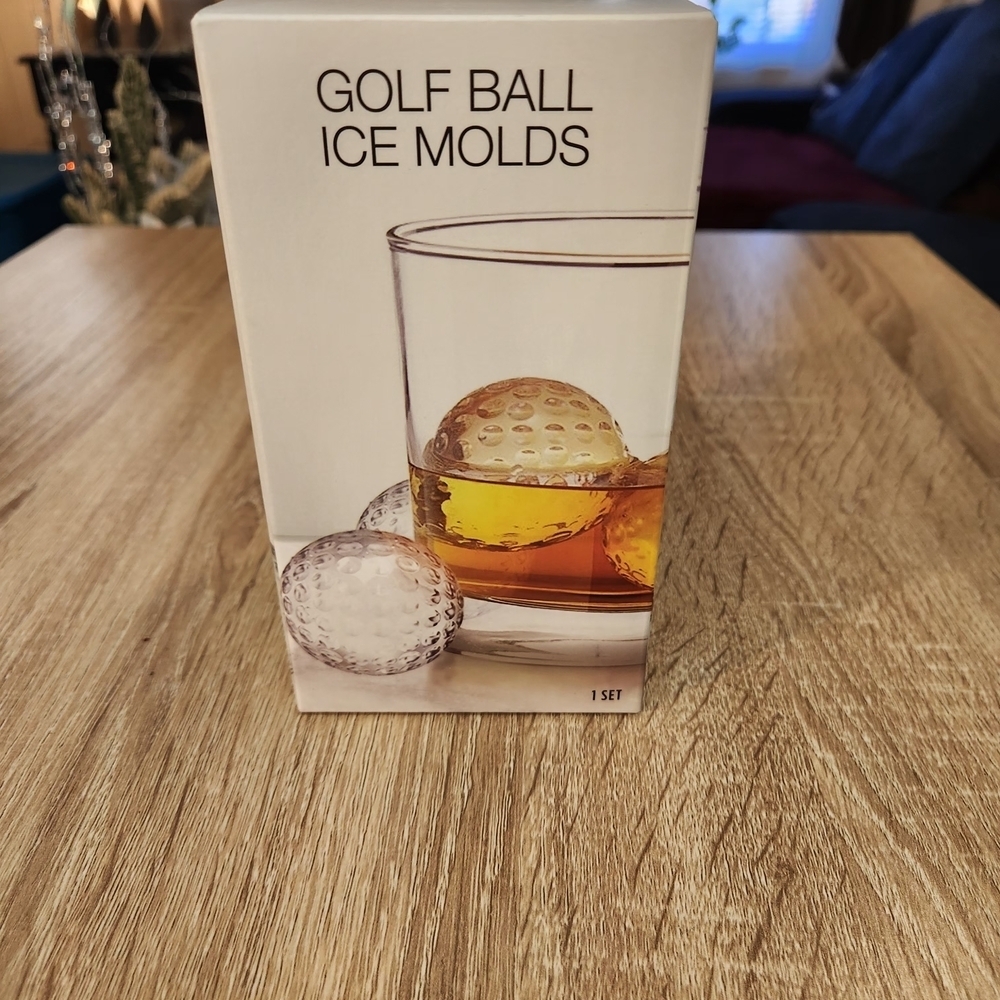 Festive Voice Golf Ball Ice Molds